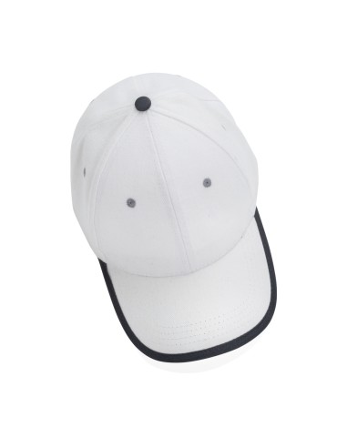 Cappellino contrast 6 pannelli in rCotone Impact AWARE™ 280g