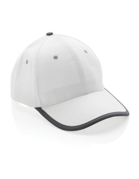 Cappellino contrast 6 pannelli in rCotone Impact AWARE™ 280g