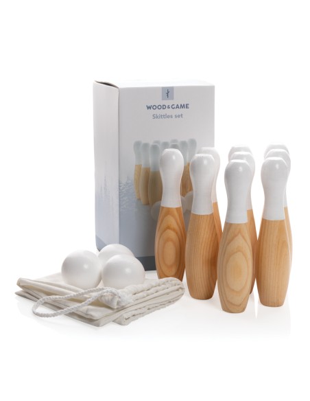 Set skittles in legno