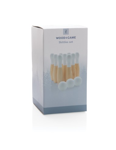 Set skittles in legno