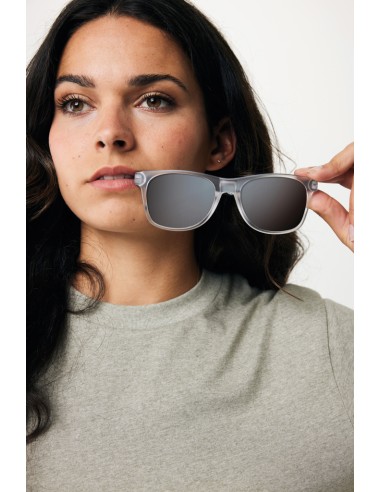 Occhiali da sole con lenti a specchio in PC riciclato Gleam