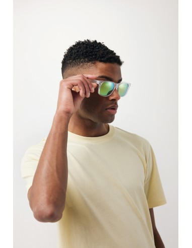 Occhiali da sole con lenti a specchio in PC riciclato Gleam