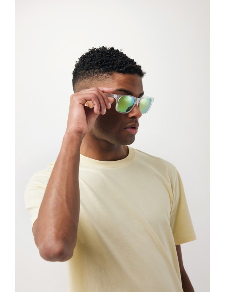 Occhiali da sole con lenti a specchio in PC riciclato Gleam