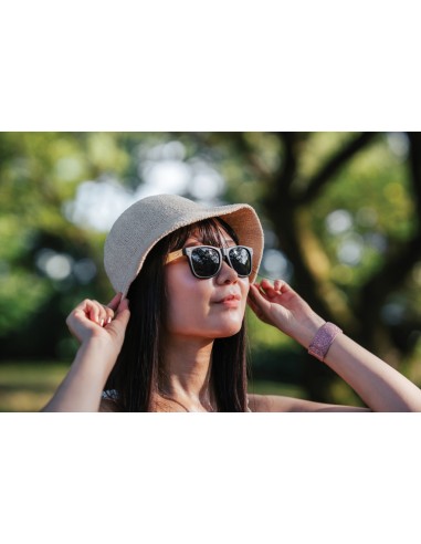 Occhiali da sole in PC riciclato RCS e bambù