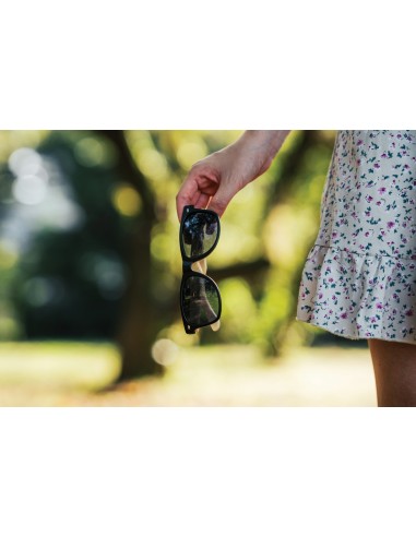 Occhiali da sole in PC riciclato RCS e bambù