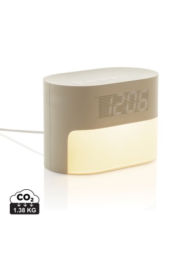 Sveglia con rumore bianco LumaRise in rPlastica RCS