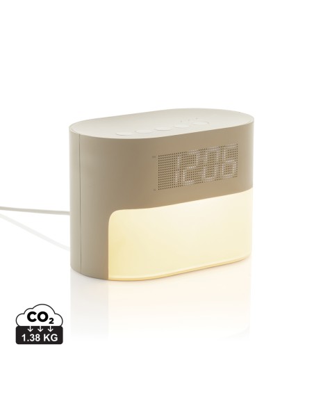 Sveglia con rumore bianco LumaRise in rPlastica RCS