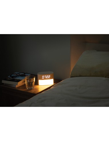 Sveglia con rumore bianco LumaRise in rPlastica RCS