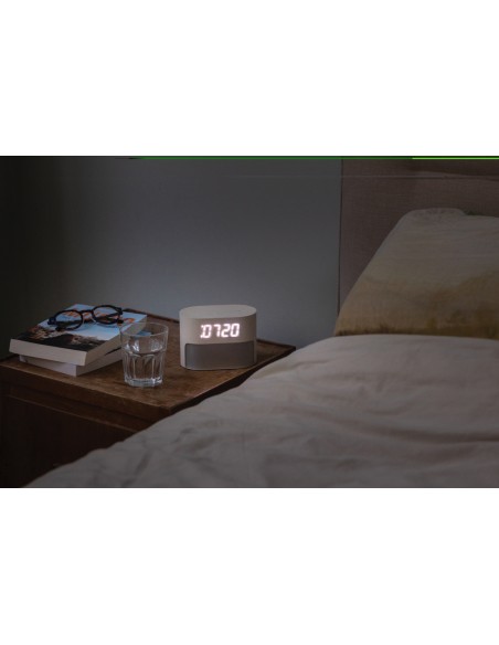 Sveglia con rumore bianco LumaRise in rPlastica RCS