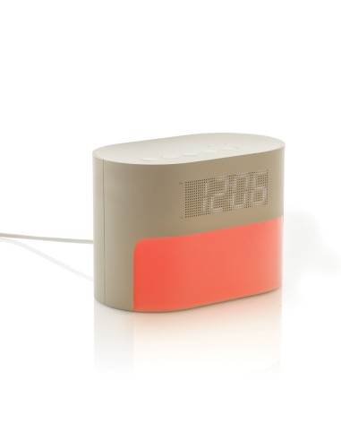 Sveglia con rumore bianco LumaRise in rPlastica RCS