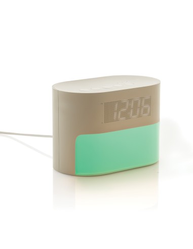 Sveglia con rumore bianco LumaRise in rPlastica RCS