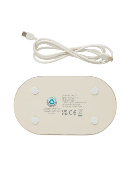 Sveglia con rumore bianco LumaRise in rPlastica RCS