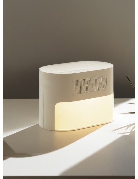 Sveglia con rumore bianco LumaRise in rPlastica RCS