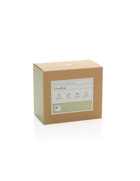 Sveglia con rumore bianco LumaRise in rPlastica RCS