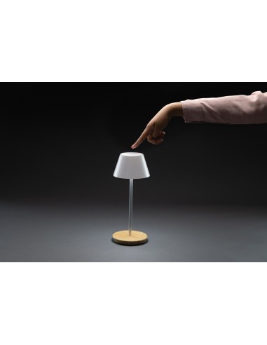 Lampada Pure Glow ricaricabile in plastica certificata RCS