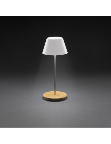 Lampada Pure Glow ricaricabile in plastica certificata RCS