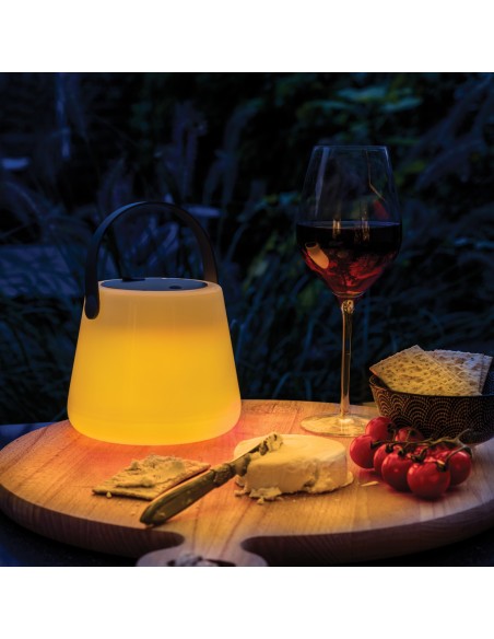 Luce USB ricaricabile SolarGlow in plastica riciclata RCS