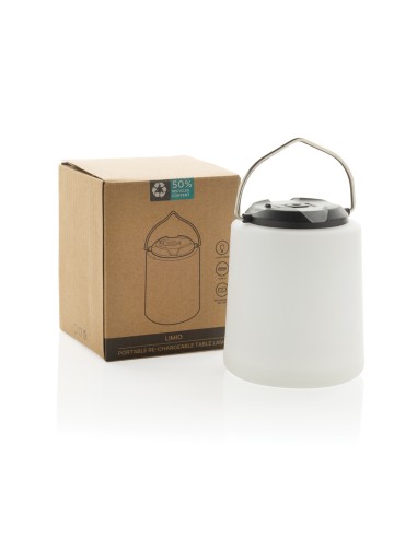 Lampada ricaricabile da tavolo Limio in rPlastica RCS