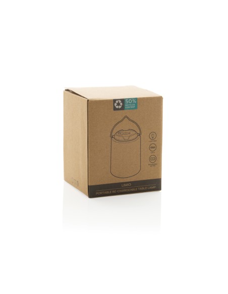 Lampada ricaricabile da tavolo Limio in rPlastica RCS