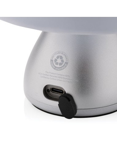 Lampada da tavolo USB ricaricabile Luming in rplastica