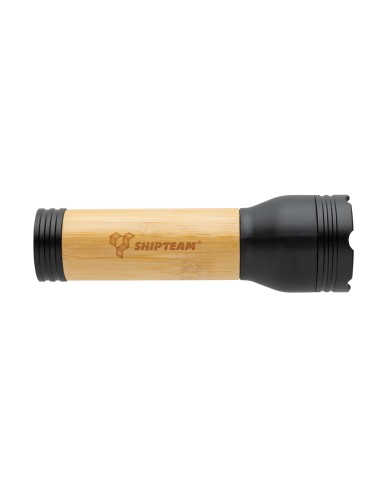 Torcia 3W Lucid plastica riciclata certificata RCS e bambù