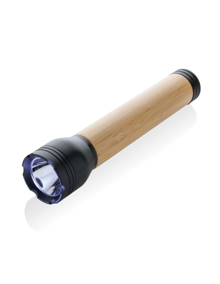 Torcia 5W Lucid in plastica riciclata RCS e bambù
