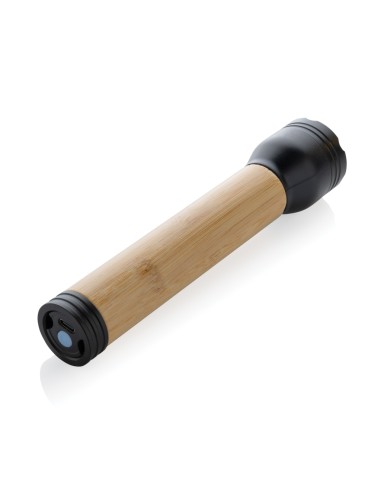 Torcia 5W Lucid in plastica riciclata RCS e bambù