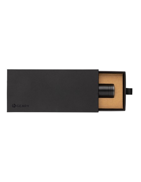 Torcia ricaricabile USB Gear X in rAlluminio RCS