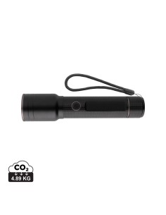 Torcia heavy duty ricaricabile USB Gear X in rAlluminio RCS