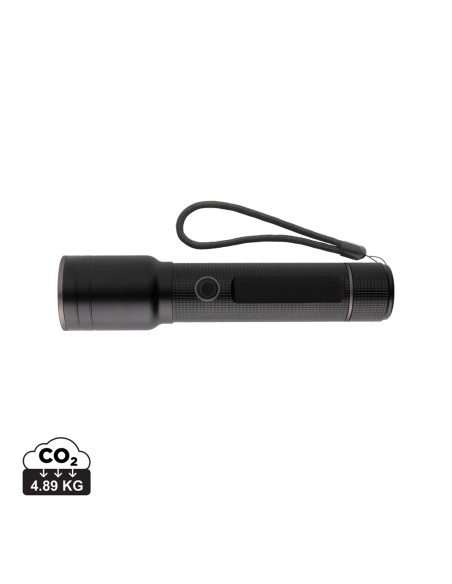 Torcia heavy duty ricaricabile USB Gear X in rAlluminio RCS