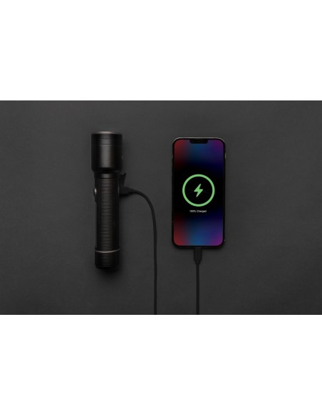 Torcia heavu duty ricaricabile USB Gear X in rAlluminio RCS