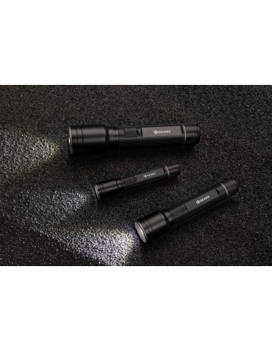 Torcia heavy duty ricaricabile USB Gear X in rAlluminio RCS