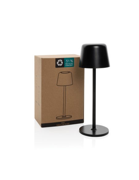 Lampada USB ricaricabile da tavolo Zenic in rPlastica RCS