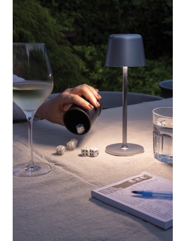 Lampada USB ricaricabile da tavolo Zenic in rPlastica RCS