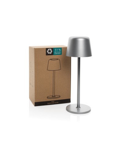 Lampada USB ricaricabile da tavolo Zenic in rPlastica RCS