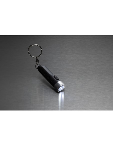 Torcia portachiavi USB ricaricabile Globix in plastica RCS