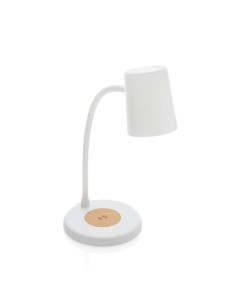 Lampada Zanara con caricatore wireless 15W in plastica RCS