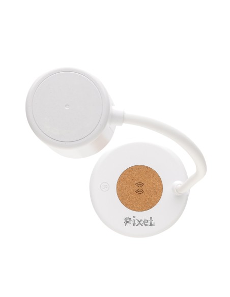 Lampada Zanara con caricatore wireless 15W in plastica RCS