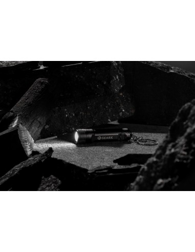 Torcia portachiavi ricaricabile ultra luminosa Gear X