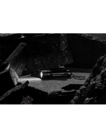 Torcia portachiavi ricaricabile ultra luminosa Gear X