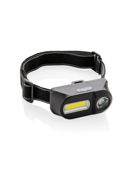 Torcia frontale LED e COB