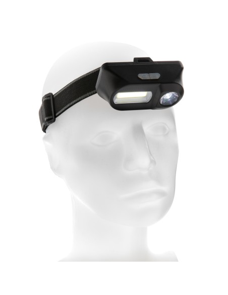 Torcia frontale LED e COB