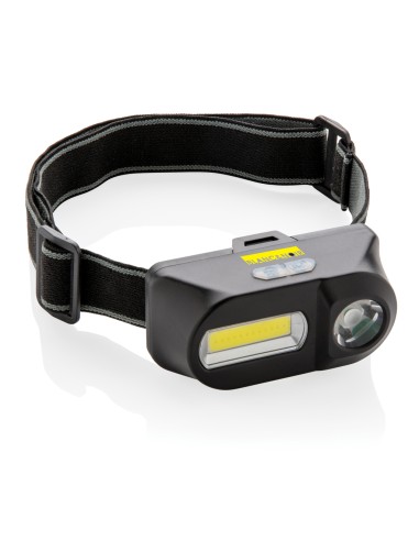 Torcia frontale LED e COB