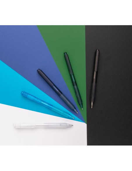 Penna X9 satinata con impugnatura in silicone