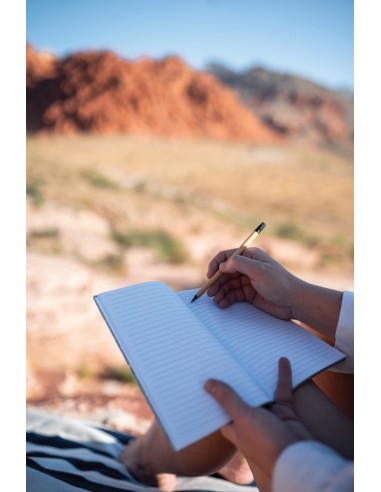 Penna infinity in bambù con gomma