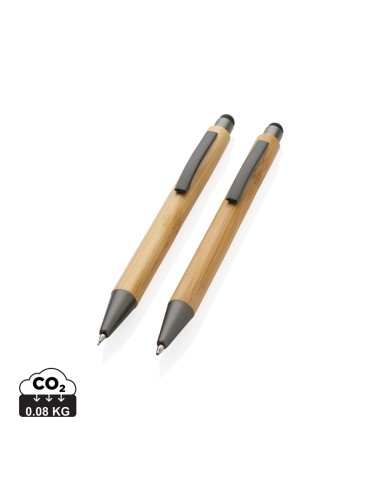 Set di penne in bambù