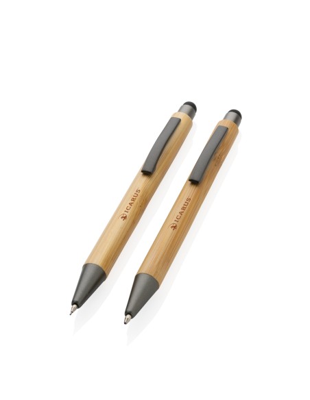 Set di penne in bambù