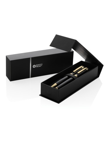 Set di penne deluxe Luca Swiss Peak in ottone riciclato  RCS