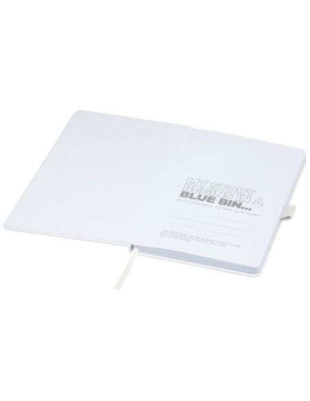 Blocco note A5 in carta riciclata con cover in PET riciclato Honua