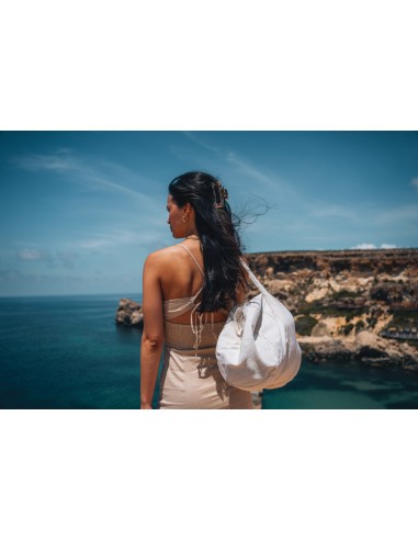 Borsone in tela riciclata Impact Aware™ 285 gm2 non tinto